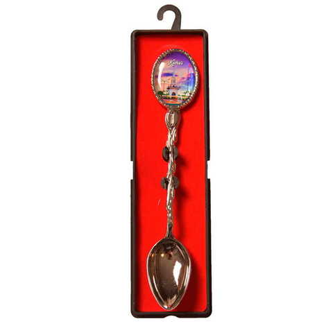 Blank Metal Souvenir Tea Spon With Giftbox 25x130 mm - 3
