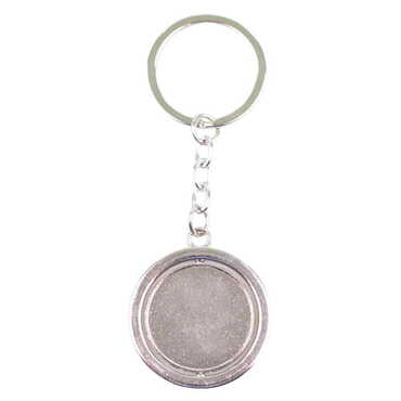 Blank Metal Spinner Keychain 38x100 mm - 1