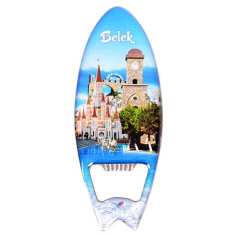 Blank Metal Surf Board Shaped Magnetic Opener 128x45 mm - 3