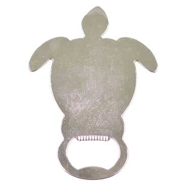 Blank Metal Turtle Shaped Magnetic Beer Bottle Opener 103x75 mm - Myros