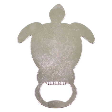 Blank Metal Turtle Shaped Magnetic Beer Bottle Opener 103x75 mm - 1