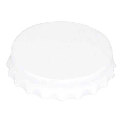 Blank Plastic Base UV Printable Round Cap Shape Bottle Opener 63x15 mm - 2
