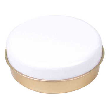 Blank Round Decorative Metal Tin Box 73x35 mm - Thumbnail