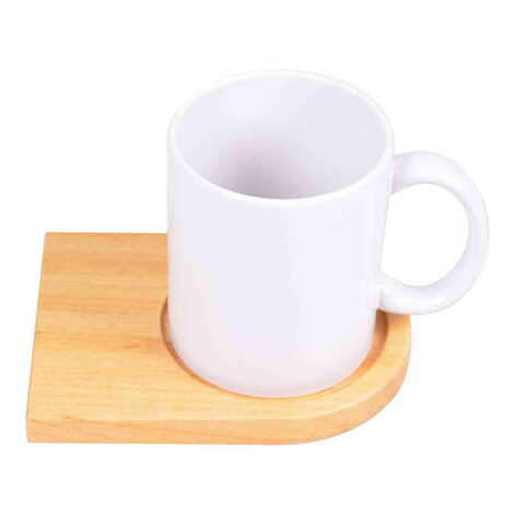 Blank Wooden Mug Serving Tray - 6