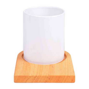 Blank Wooden Mug Serving Tray - Thumbnail