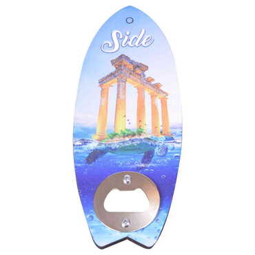 Blank Wooden Surf Board Shaped Bottle Opener 185x72 mm - 2