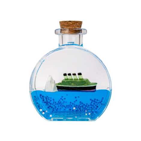 Blue Liquid Acrylic Oval Bottle - 2