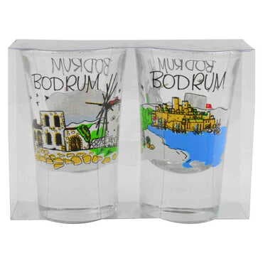 Toptan Bodrum Temalı İkili Shot Bardak - 13