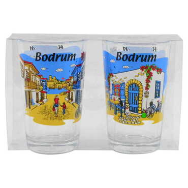 Toptan Bodrum Temalı İkili Shot Bardak - 14