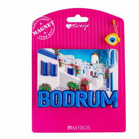 Bodrum Temalı Kartonetli Uv Polyester Magnet - 4