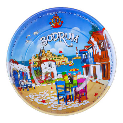 Bodrum Temalı Metal Kase 75 mm - 2