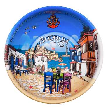 Bodrum Themed Metal Bowl 95mm - Standart - 2