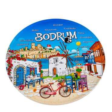 Bodrum Themed Metal Trivet - Standart - 2