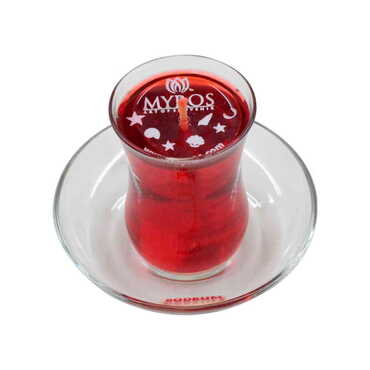 Myros - Bodrum Themed Glass Transparent Gel Candle