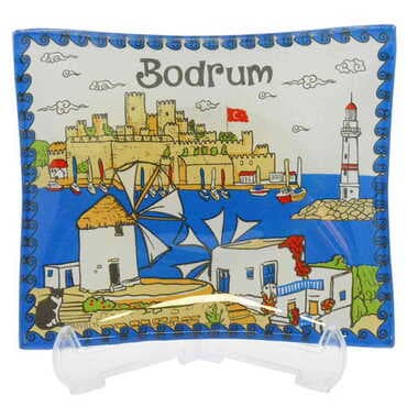 Bodrum Themed Decorative Glass Appetizers 12X14 Cm - 5