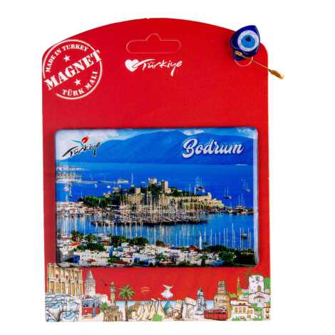 Bodrum Temalı Myros Kartonetli Magnet - 1