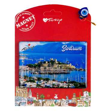 Bodrum Temalı Myros Kartonetli Magnet - 3