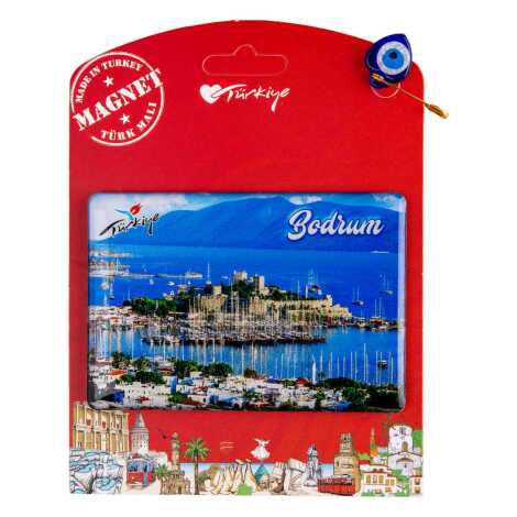 Bodrum Temalı Myros Kartonetli Magnet - 3