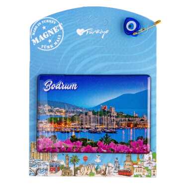 Bodrum Temalı Myros Kartonetli Magnet - 4