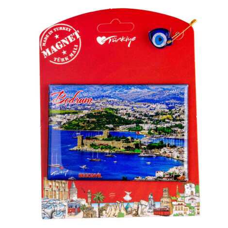 Bodrum Temalı Myros Kartonetli Magnet - 5