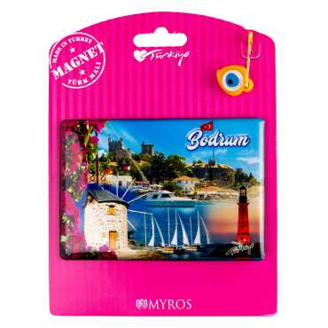 Bodrum Temalı Myros Kartonetli Magnet - 7