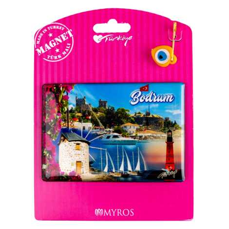 Bodrum Temalı Myros Kartonetli Magnet - 7