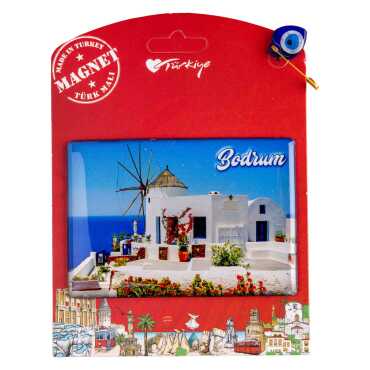 Bodrum Temalı Myros Kartonetli Magnet - 8