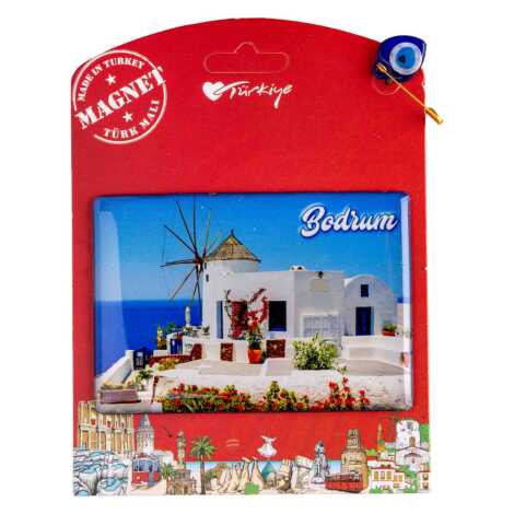 Bodrum Temalı Myros Kartonetli Magnet - 8