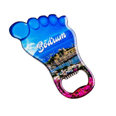 Bodrum Temalı Myros Metal Ayak Açacak Magnet 100x59 mm - 5