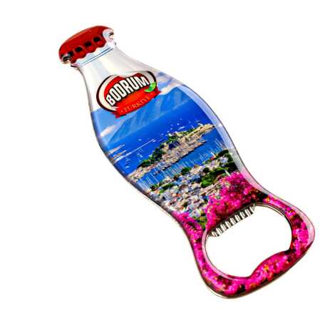Bodrum Temalı Myros Metal Kola Şişesi Açacak Magnet 120x41 mm - 2
