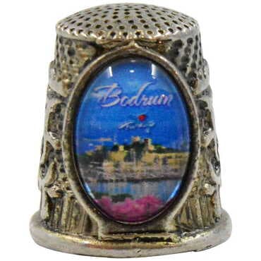 Bodrum Themed Metal Thimble 20X25 mm