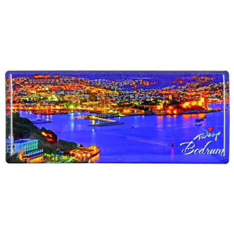 Toptan Bodrum Temalı Myros Panaromik Magnet 120x50 mm - 3