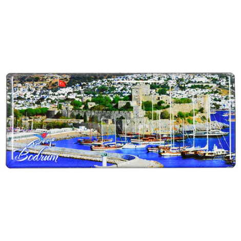 Toptan Bodrum Temalı Myros Panaromik Magnet 120x50 mm - 4