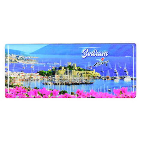 Toptan Bodrum Temalı Myros Panaromik Magnet 120x50 mm - 5