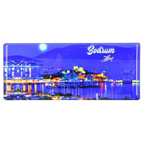 Toptan Bodrum Temalı Myros Panaromik Magnet 120x50 mm - 8