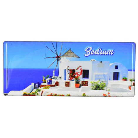 Toptan Bodrum Temalı Myros Panaromik Magnet 120x50 mm - 9