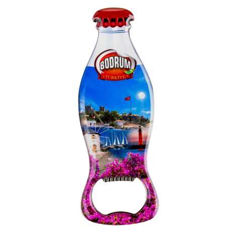 Bodrum Temalı Myros Şişe Açacak Magnet 42x120 mm - 2