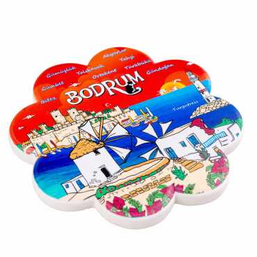 Bodrum Temalı MYROS UV PAPATYA BARDAKALTI 110 MM - 3