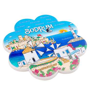 Bodrum Temalı MYROS UV PAPATYA BARDAKALTI 110 MM - 4