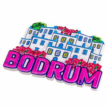 Bodrum Temalı Myros Yöresel Polyester Magnet - 28