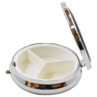 Bodrum Themed Customised Epoxy Round Pill Box 50x15 mm - Standart - 3