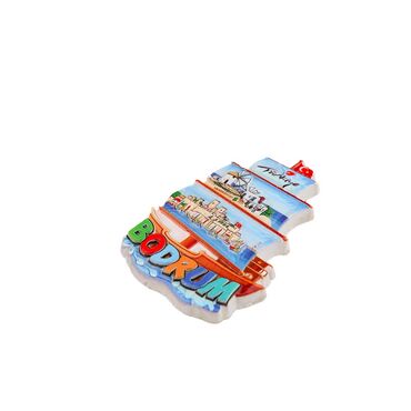 Toptan Bodrum Temalı Polyester Baskılı Magnet - 20