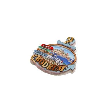 Toptan Bodrum Temalı Polyester Baskılı Magnet - 18