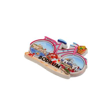 Toptan Bodrum Temalı Polyester Baskılı Magnet - 17