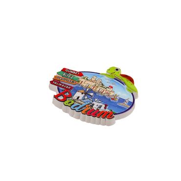 Toptan Bodrum Temalı Polyester Baskılı Magnet - 16