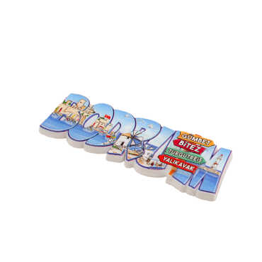Toptan Bodrum Temalı Polyester Baskılı Magnet - 14