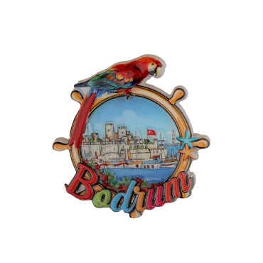Toptan Bodrum Temalı Polyester Baskılı Magnet - 3