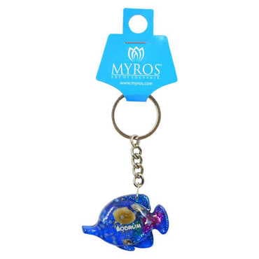 Bodrum Themed Customised Transparent Polyester Keyring - 4