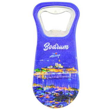 Bodrum Themed Customised Uv Printed Plastic Base Plastic Base Bottle Opener 95x43 mm - 8