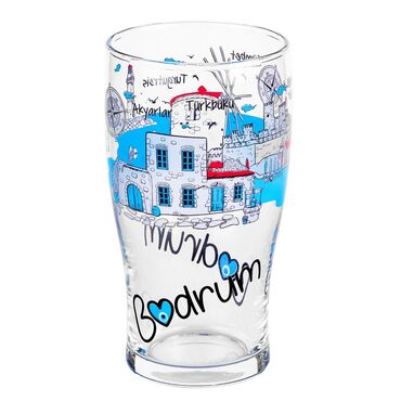 Bodrum Themed Beer Glass - Thumbnail